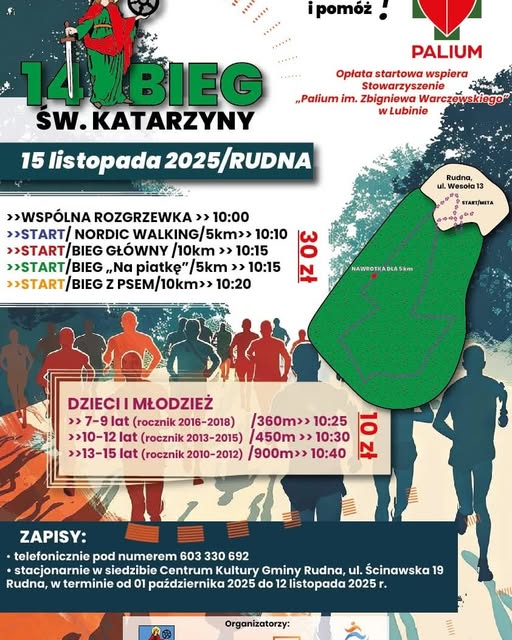 14. Bieg św. Katarzyny w Rudnej