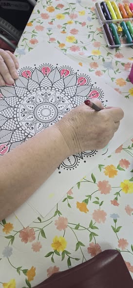 W ZPO terapia zajęciowa to także chwile wyciszenia, skupienia i bycia tu i teraz. 